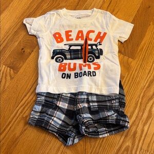 2 Piece Short Outfit (Shorts & Top) Size 6 Months